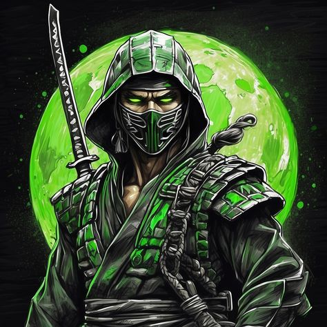 Explore this stunning neon green samurai ninja illustration with a mysterious dark vibe 🌙⚔️ Perfect for fans of Japanese culture and neon art! #illustration #samurai #ninja #neonart Green Samurai, Ninja Illustration, Samurai Ninja, Just Friends Quotes, Dark Vibes, Samurai Anime, Neon Art, Just Friends, Japanese Culture