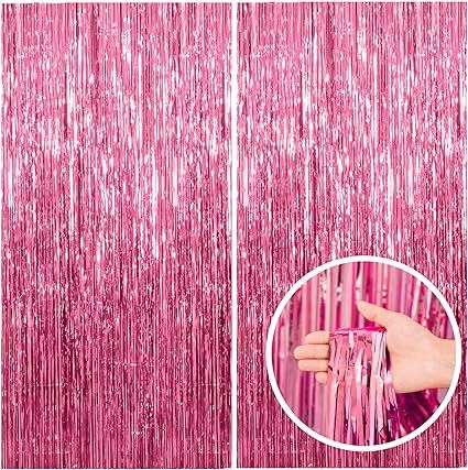 Amazon.com: 2 Pack Pink Backdrop Party Decorations Tinsel Curtain Party Backdrop Foil Fringe Birthday Decorations Photo Booth Streamer Backdrop Pink Theme Bachelorette Graduation Party Decorations : Electronics Pink Photo Backdrop, Tinsel Curtain, Backdrop Pink, Streamer Backdrop, Graduation Party Decorations, Pink Backdrop, Burn Book, Pink Theme, Party Backdrop