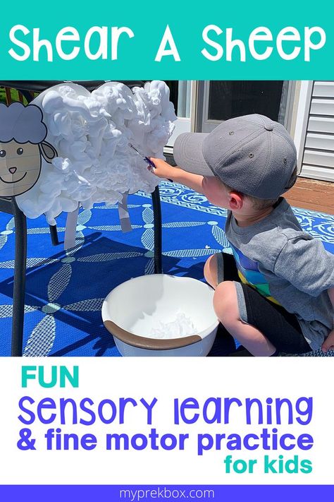 Preschool Farm Activities, Sheep Activity, Preschool Sensory Activities, Farm Theme Preschool Activities, Literacy Preschool, Shearing Sheep, Farm Activities Preschool, Preschool Farm, Preschool Theme Activities