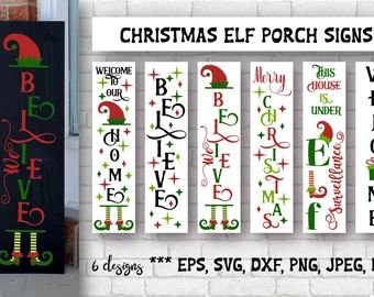 Sublimation and SVG designs for crafters by Inkoly on Etsy Vertical Porch Signs, Christmas Porch Signs, Merry Christmas Phrases, Vertical Signs, Design With Letters, Christmas Phrases, Elf Hat, Christmas Porch, Png Transparent Background