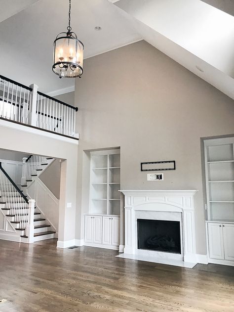 Empty Rooms Interior, Mirrored Side Tables, Empty House, Room Focal Point, Southern Curls And Pearls, Living Room Reveal, Oversized Furniture, Perfect Living Room, Empty Room