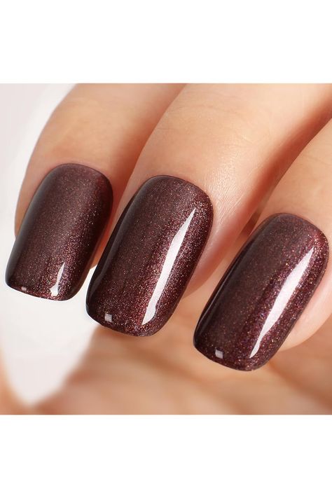 Bronze Color Glitter Gel Nail Polish,15ml UV/LED Soak Off Sparkly Shimmer Gel Polish for Manicure Salon or DIY Nail Art at Home,All Seasion Color Gel - GP0097 Bronze Glitter Nails, Sparkly Brown Nails, Brown Shimmer Nails, Glitter Gel Nail Polish, Bronze Nails, Art At Home, Nail Art At Home, Nail Shimmer, Glitter Gel Nails