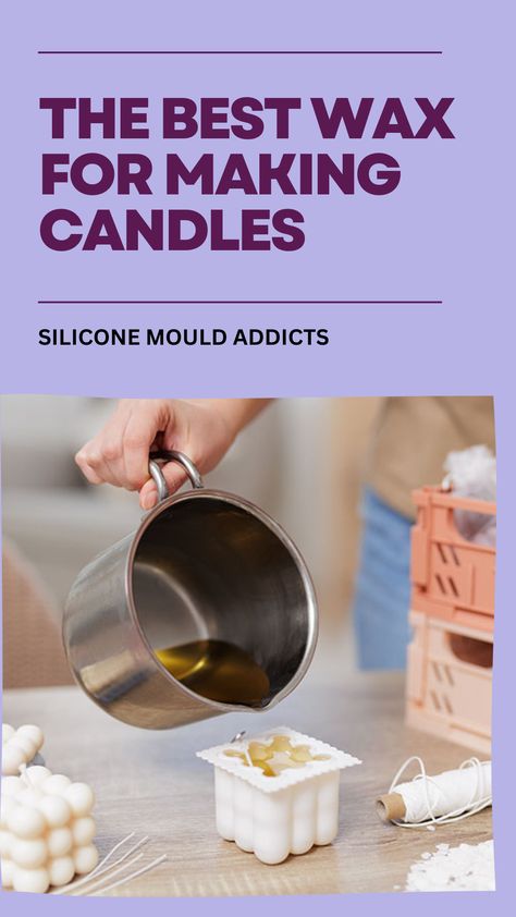 While there are many factors to consider when making candles, one critical element that often determines the success of candle creations is the choice of candle wax. In particular, when using silicone moulds, selecting the best candle wax is essential to achieve the best results. Making Candles In Silicone Molds, How To Make Silicone Candle Molds, Candle Wax Interpretation, Candle Making Silicone Mold, Gourmet Candles, Candle Wax Art, Candle Molds Silicone, Gel Wax Candles, Candle Making For Beginners