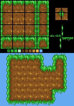 Platformer Tileset Pixel Art, Platformer Tileset, How To Pixel Art, Pixel Art Landscape, Video Game Sprites, Kare Kare, Pixel Art Background, Pixel Art Tutorial, 8bit Art