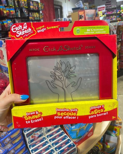 From magic screen to iconic red frame: The Etch A Sketch started as a French electrician's invention, "L'Ecran Magique," in the 1950s. It took a chance by the Ohio Art Company of Bryan, Ohio, and a catchy name to turn it into a must-have toy by 1960! ✨ #EtchASketch #ohiohistory #nostalgia Screen Drawing, Magic Screen, Etch A Sketch, Drawing Toys, Screen Free Activities, Nostalgic Gifts, Gift Drawing, A Better Tomorrow, Fine Motor Skills Activities