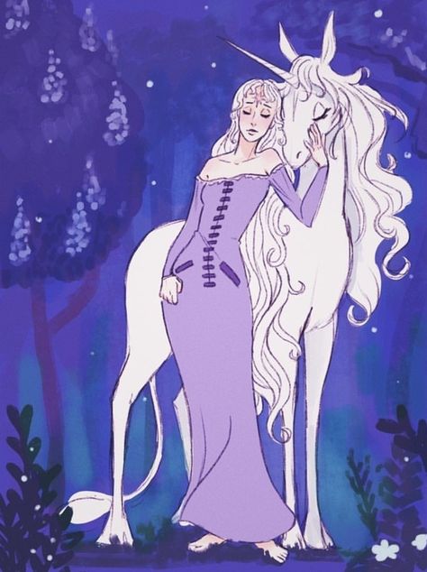 The Last Unicorn Girl, Lady Almathea The Last Unicorn, Amalthea The Last Unicorn Fanart, The Last Unicorn Human Form, Lady Amalthea Art, The Last Unicorn Illustration, The Last Unicorn Lady Amalthea, Last Unicorn Costume, The Last Unicorn Costume