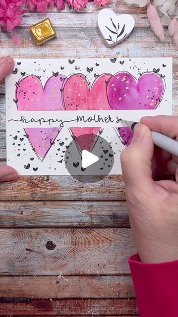 HAPPY MOTHER’S DAY 🩷❤️ Lots of hearts for a very special person.   Painting hearts in a row never goes out of fashion and is per... | Instagram Mothers Day Art Ideas Paint, Mothers Day Painting Ideas, Person Painting, Lots Of Hearts, Mothersday Cards, Short Quote, Handlettering Quotes, Positive Vibes Quotes, Modern Lettering