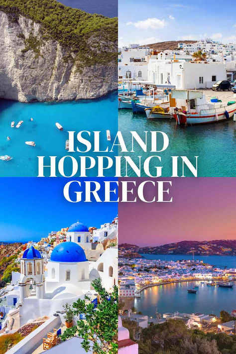 Do you ever dream of a sun-soaked adventure, hopping from one picturesque Greek island to another? A voyage through the Greek islands will take you into the heart of the Mediterranean. With over 6,000 unique islands to explore, it’s no wonder that Greek island hopping has become a bucket-list adventure for travel seekers.   To help you plan, here’s a guide to an unforgettable island hopping experience in Greece. Islands Of Greece, Things To Do In Greece Bucket Lists, Greek Islands Cruise, Best Greek Islands To Visit, What To Do In Greece, Greek Island Cruise, Island Hopping Greece, Greece Island Hopping, Greece Bucket List