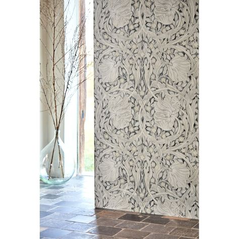 Morris & Co. Pure Pimpernel | Perigold Pimpernel Wallpaper, William Morris Wallpaper, Morris Wallpapers, Tattoo Cover, Metallic Wallpaper, Wallpaper Direct, Bathroom Wallpaper, Nature Inspired Design, Painting Wallpaper