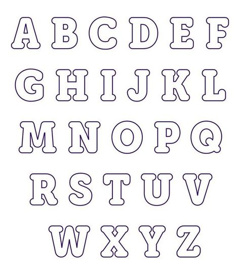 Fonts Alphabet Fonts Bubble, Block Letter Fonts, Cute Fonts Alphabet, Letters Template, Stencil Lettering, Free Printable Alphabet, Calligraphy Fonts Alphabet, Fonts Handwriting Alphabet, Font Bubble