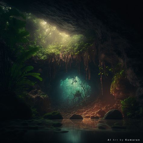 ArtStation - The Cave Dragon Cave, My First Story, Cave City, Cave Entrance, Dark Cave, Cave Drawings, Underground Caves, Crystal Cave, Location Inspiration