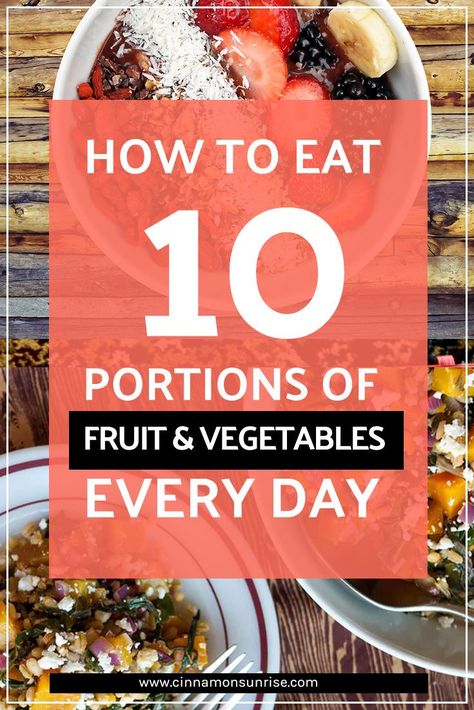 Need to eat more veggies? Take the stress out of it, and increase your fruit and veggie intake with these tasty recipes that will help you get the recommended 10 portions of fruit and vegetables a day. #healthyeating #eatmoreveg Fruit And Vegetable Diet, Easy To Digest Foods, Veggie Diet, Eat More Veggies, Cake Pizza, Vegetable Diet, Fruit And Veggie, Pizza Sandwich, More Veggies