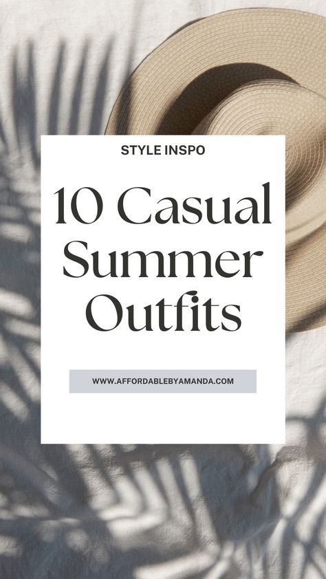 10 Casual Summer Outfits - Affordable by Amanda - Casual Summer Outfits for Women - Amazon Summer Outfits for Women - Classy Summer Outfits for Ladies - Cute and Casual Summer Outfits Outdoor Party Outfit Summer Casual, Barbeque Outfits For Women, Bbq Outfits For Women, Summer Barbecue Outfit, Barbeque Outfit, Backyard Bbq Outfit Ideas, Summer Outfits For Ladies, Lunch Outfit Summer, Bbq Outfit Ideas