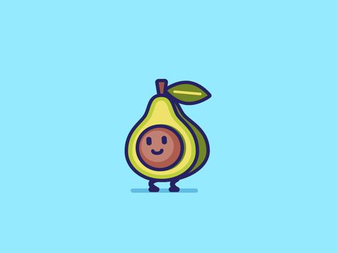 Dancing  avocado by domaso on Dribbble Avocado Animation, Avocado Gif, Avocado Cartoon, Cartoons Dancing, Icon Gif, Cute Avocado, Motion Graphics Inspiration, Portfolio Site, Cartoon Gifs