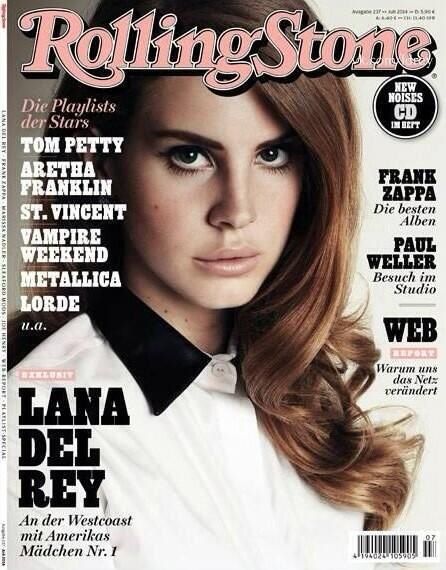 Lana Del Rey for Rolling Stone Magazine Cover Lana Del Rey, Lana Del Rey Magazine Cover, Lana Del Rey Rolling Stone, Lana Del Rey Magazine, Rolling Stone Covers, Rolling Stone Magazine Cover, Rolling Stones Poster, College Poster, Lana Del Rey Art