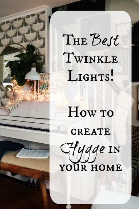 Hygge Home Office, Living Room String Lights, String Lights Living Room, Hygge Lighting, Hygge Moments, Strand Lights, Room String Lights, Hygge Inspiration, Hygge Living Room