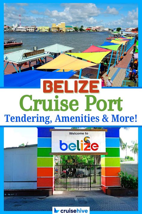 If your cruise vacation includes a visit to Belize, there's a good chance you'll pass through Belize Cruise Port. Learn all about it with this guide. via @cruisehive Things To Do In Belize Cruise Port, Belize Cruise Port, Port Area, Belize City, Msc Cruises, Airport Photos, Carnival Cruise Line, Vacation Inspiration, Norwegian Cruise Line