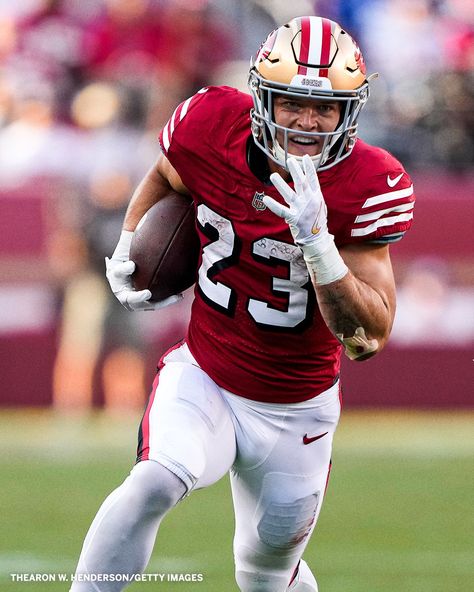 49ers Pictures, Nfl Highlights, Nfl Football 49ers, Football 49ers, San Francisco 49ers Football, Nfl 49ers, Christian Mccaffrey, Men Sport Pants, 49ers Football