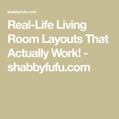 Real-Life Living Room Layouts That Actually Work! - shabbyfufu.com Awkward Living Room, Awkward Living Room Layout, Living Room Layout Ideas, Living Room Layouts, Room Layout Ideas, Sofa Layout, Living Room Layout, Room Layouts, Living Room Furniture Arrangement