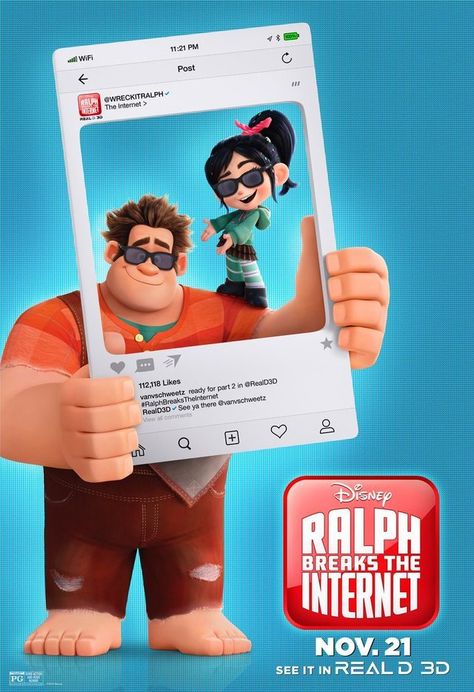 Wreck It Ralph Costume, Wreck It Ralph Movie, Vanellope Y Ralph, Ralph Breaks The Internet, Disney Movie Posters, Disney Animated Movies, Film Clips, Walt Disney Animation, Wreck It Ralph