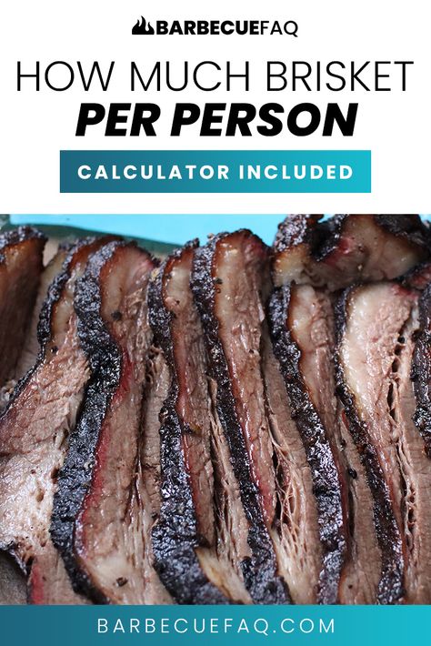 how much brisket per person Brisket For A Crowd, How To Cook A Brisket In A Roaster, How To Make Brisket, Brisket Crock Pot, Pulled Brisket, Cooking For Family, Beef Barbecue, Beef Entrees, How To Cook Brisket