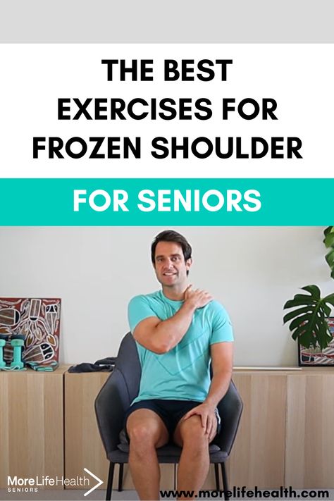 A physiotherapist guiding a patient through exercises for Frozen Shoulder relief. 
Follow along with Mike, the physiotherapist, to alleviate pain and stiffness caused by Adhesive Capsulitis. Frozen Shoulder Exercises, Leg Strengthening Exercises, Exercises For Seniors, Seated Exercises, Muscular Endurance, Posture Exercises, Frozen Shoulder, Chair Exercises, Knee Exercises