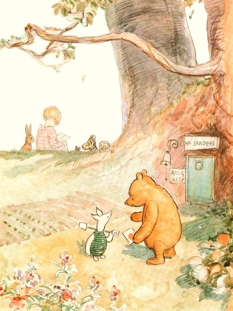 (5) #WinnieThePoohDay - Twitter Search / Twitter Winnie The Pooh Background, Winnie The Pooh Wallpaper, Winnie The Pooh Art, Pooh Wallpaper, Fun Diy Craft Projects, Baby Nursery Art, Winnie The Pooh Christmas, Classic Pooh, Classic Winnie The Pooh