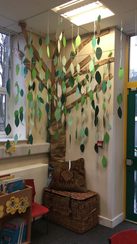 Where the Wild Things Are display tree! KS1 Year 2 Wild About Reading Display, Belonging Tree Childcare Display, Library Tree Display, Where The Wild Things Are Classroom Theme, Classroom Trees Corner, Where The Wild Things Are Classroom, Dear Edwina, Primary Classroom Displays, Hs Classroom