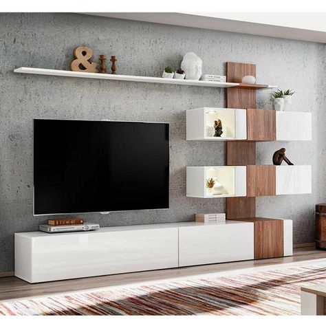 Tv Fal, Tv Unit Furniture Design, Living Room Wall Units, Tv Unit Furniture, Tv Unit Interior Design, Wall Tv Unit Design, Living Room Tv Unit Designs, Living Room Tv Unit, Tv Room Design