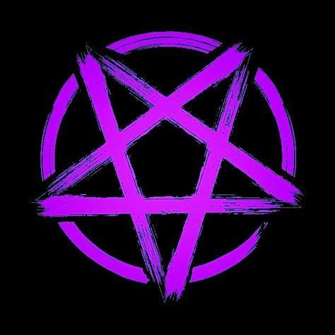 Purple Satanic Aesthetic, Pentagram Aesthetic, Satanic Pfp, Satanic Star, Purple Gothic, Dark Purple Wallpaper, Arte Grunge, Gothic Wallpaper, Emo Wallpaper