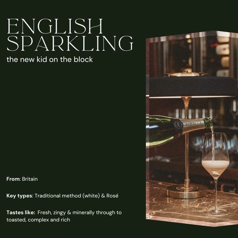 One of my favourite wines in the sparkler category is English Sparkling (alt. British Fizz). It's relatively new to the sparkling scene but making waves. Taste-wise, there's a lot of similarities with champagne and makes a great option for bringing along to a gathering or dinner party. 

#champagne #sparklingwine #englishsparkling #britishfizz Party Champagne, New Kids On The Block, Making Waves, Sparkling Wine, The Mood, Hidden Gems, New Kids, White Roses, My Favourite