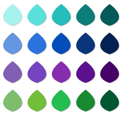 Color palette for peacock theme Peacock Shades Color Palettes, Peacock Pallete, Peacock Color Palette Wedding, Peacock Decorating Ideas, Peacock Theme Decoration, Color Schemes Purple, Peacock Color Palette, Peacock Palette, Trendy Wedding Themes