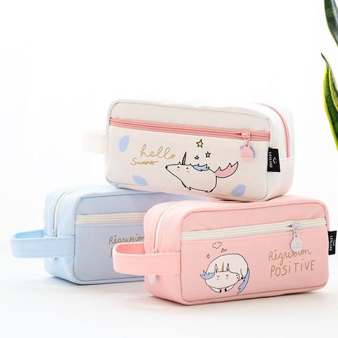 10 Cute Pencil Cases for College Unicorn Pencil, Cute Pencil Pouches, Unicorn Pencil Case, Cool Pencil Cases, School Pencil Case, Cute School Stationary, Cute Pencil Case, Kawaii School Supplies, Cute Pencil