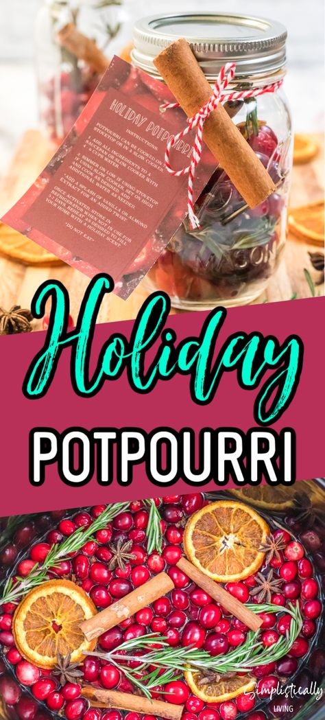 Christmas Crafts Diy Kids, Holiday Smells, Holiday Potpourri, Homemade Potpourri, Potpourri Gift, Simmering Potpourri, Potpourri Recipes, Christmas Crafts Diy Projects, Cinnamon Orange