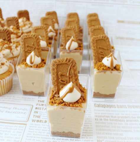 Custom Cakes & Desserts on Instagram: “Lotus Biscoff Dessert Cups 🤤 . Contact us for our full dessert Menu 😋 .  #Dessertcup #instalove #instadaily #instalike #instagramhub #igers…” Biscoff Shooters, Biscoff Dessert Cups, Biscoff Cheesecake Cups, Lotus Cups, Lotus Biscoff Dessert, Godmother Duties, Shot Glass Desserts Recipes, Biscoff Dessert, Healthy Rhubarb Recipes