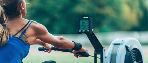 20 Minute HIIT Rowing Machine Workout - Exercise.co.uk Rowing Machine Benefits, Row Workout, Best Gym Machines, Indoor Rowing Workout, Rowing Workouts, Machine Workouts, An Workout, Rower Workout, Rowing Machine Workout