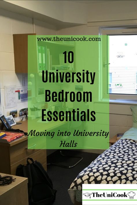 Moving To University, University Room Decoration, University Checklist, University Bedroom, Uni Room Ideas, University Accommodation, University Room, University Of Aberdeen, Uni Bedroom