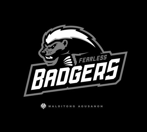 Badgers Sports Logo For Sale by MALDITONG AGUSANON on Dribbble Badgers Logo, Floor Inspiration, Cub Scout, Honey Badger, Flooring Inspiration, Logo Branding Identity, Sports Logo, Badger, Logo Branding