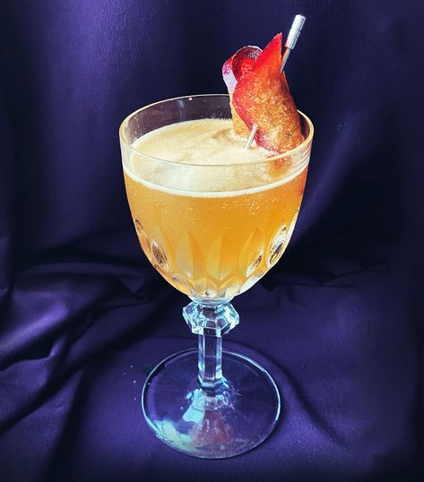 My inspiration for this cocktail comes from the flavors I discovered upon tasting Akashi Tai Umeshu Plum Sake for the first time. I wanted to honor the notes of honey and (of course) plum that were deliciously forward in my tasting experience. My mother is a special fan of these two flavors, and I wanted to honor her with this drink. Each element of this cocktail is a symbol of something she has taught me or a story she has told. Plum Sake Cocktail, Umeshu Cocktail, Drink Of The Week, Sake Cocktail, Stunt Woman, Honey Bourbon, Yellow Plums, Plum Wine, Raw Bars