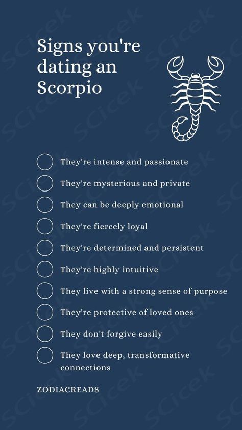 ZodiacReads Signs you are dating an Scorpio Signs you are dating an Scorpio No comments yet Scorpio Women Facts, Dating A Scorpio, Scorpio Men In Love, Scorpio Signs, Scorpio Aesthetic, About Scorpio, Scorpio Energy, All About Scorpio, Zodiac Quotes Scorpio