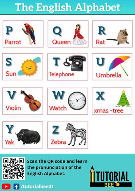 English Alphabet Chart for kids to learn English Alphabet easily. #kids #tutorialbee #tutorialbee01 #toddlers #alphabet #englishalphabet #learning #learn #Atoz English Alphabet Chart, Alphabet Chart, Alphabet Charts, Chart For Kids, To Learn English, English Alphabet, Charts For Kids, Alphabet Poster, Kids Education