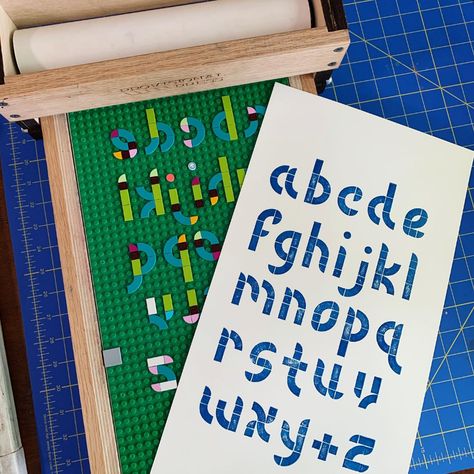 #legoprinting hashtag on Instagram • Photos and videos Lego Dots Printing, Lego Letterpress, Lego Stamping, Lego Printmaking, Lego Art Print, Lego Alphabet, Lego Font, Lego Letters, Lego Dots