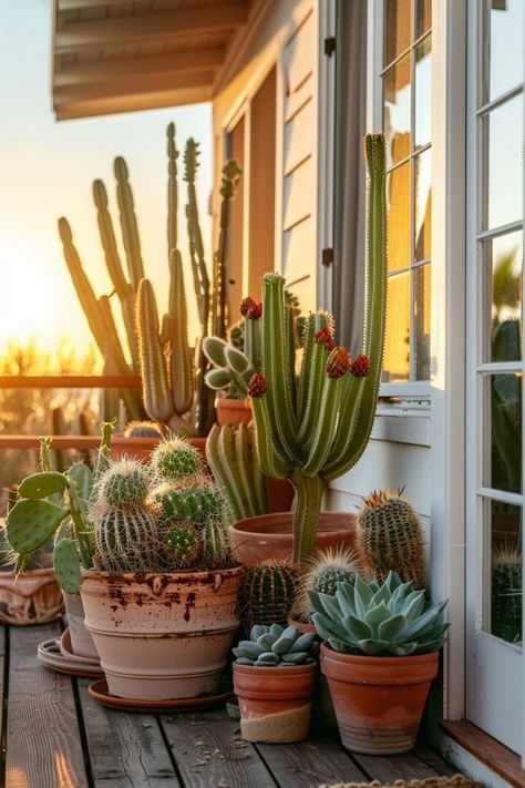 Cactus Garden Design, Small Cactus Plants, Plant Display Ideas, Cactus Care, Home Landscaping, Desert Plants, Cactus Garden, Cactus Y Suculentas, Cactus And Succulents