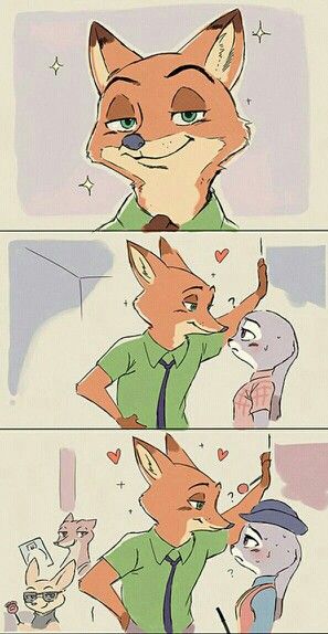 Making A Story, Zootopia Anime, Zootopia Fanart, Zootopia Nick And Judy, Zootopia Comic, Native Speaker, Zootopia Art, Nick And Judy, Judy Hopps