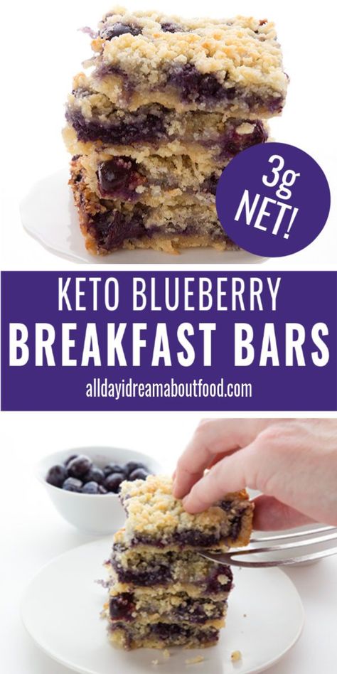 Blueberry Breakfast Bars, Low Carb Blueberry, Blueberry Crumble Bars, Blueberry Bars, Keto Blueberry, Blueberry Breakfast, Blueberry Crumble, Crumble Bars, Low Carb Diets