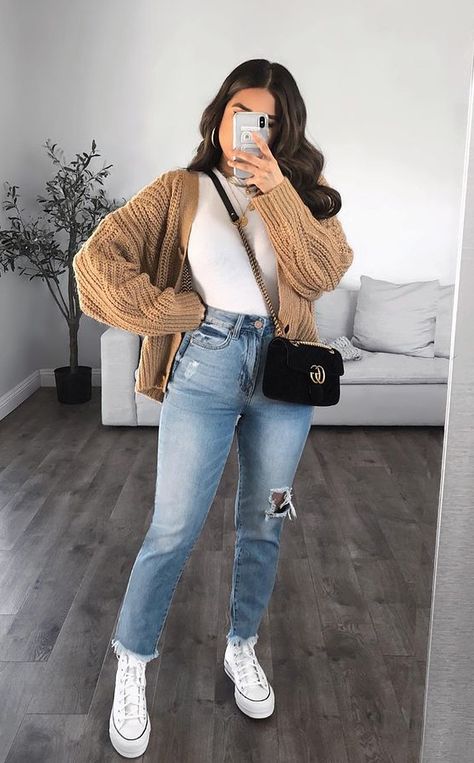 Outfits Con Jeans, Winter Outfit Ideas, Winter Fashion Outfits Casual, Yay Or Nay, Shein Outfits, Trendy Fall Outfits, Causual Outfits, Winter Outfits Women, Mom Outfits