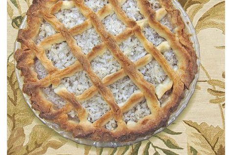 Bahamian Coconut Tart Recipe, Coconut Tart Recipe, Bahamas Food, Bahamian Food, Tart Crust Recipe, Coconut Tart, Coconut Cake Recipe, Coconut Pie, Island Food