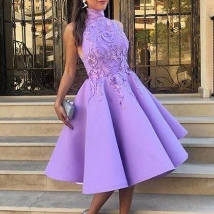 7bb060764a818184ebb1cc0d43d382aadesc51017752ri Lilac Homecoming Dress, High Neck Homecoming Dresses, Mini Prom Dresses, Gaun Fashion, Lace Party Dresses, Two Piece Homecoming Dress, Mini Party, Maxi Dress Prom, Lace Homecoming Dresses