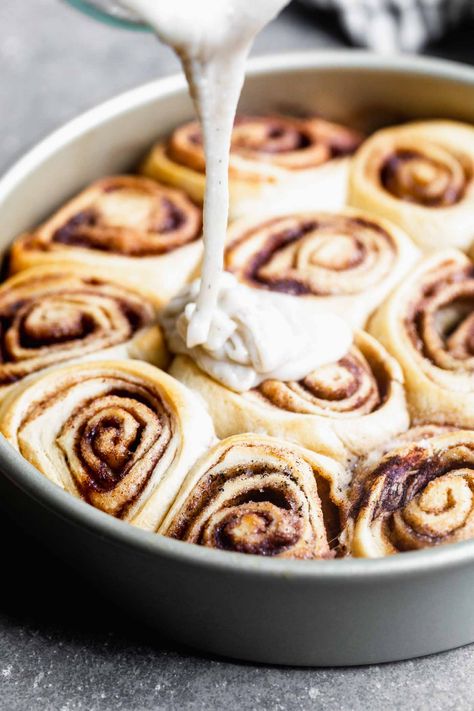 5-Ingredient Brown Butter Cinnamon Rolls Butter Cinnamon Rolls, Butter Cinnamon, Cinnamon Butter, For Keeps, Crescent Dough, Cilantro Lime Chicken, Coffee Cakes, Sticky Buns, Christmas Brunch