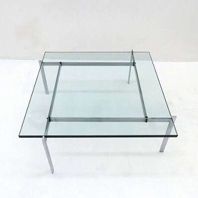 Poul Kjaerholm PK61 for E. Kold Christensen Table 1969 #galleryl7 #coffeetable #poulkjaerholm #ekoldchristensen #scandanavianmodern #danishmodern #denmark #1960s #midcenturymodern #losangeles #melrose #larchmont #june #1stdibsdealer Bauhaus Coffee Table, Poul Kjaerholm, Steel Coffee Table, Glass Top Coffee Table, Coffee Table Vintage, Glass Coffee Table, Living Room Coffee Table, Mid Century Furniture, 1960s Vintage